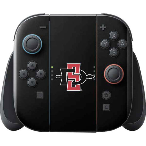 San Diego State University Aztecs Logo Nintendo Switch 2 (2025) with Joy-Con Skin