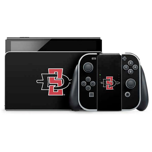 San Diego State University Aztecs Logo Nintendo Skins