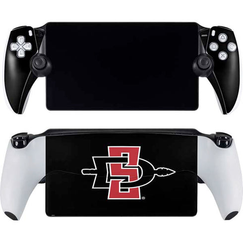 San Diego State University Aztecs Logo PlayStation Portal Remote Player Skin
