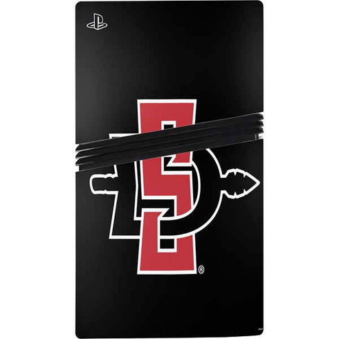 San Diego State University Aztecs Logo PS5 Pro Bundle Skin