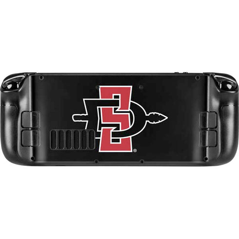 San Diego State University Aztecs Logo Steam Deck Handheld Gaming Computer Skin