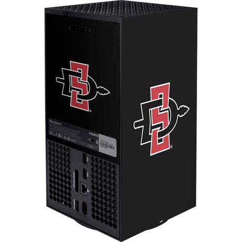 San Diego State University Aztecs Logo XBox Series X Digital Edition Bundle Skin