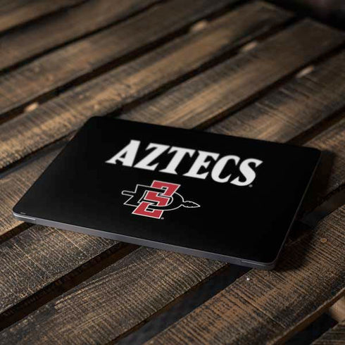 San Diego State University Aztecs Black Apple MacBook Air Skin