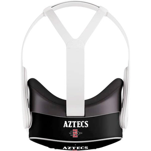 San Diego State University Aztecs Black Meta Quest 3S Skin