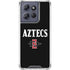 San Diego State University Aztecs Black Moto G 5G (2025) Clear Case