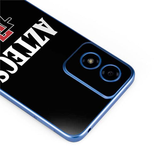 San Diego State University Aztecs Black Moto G Play 4G (2024) Skin