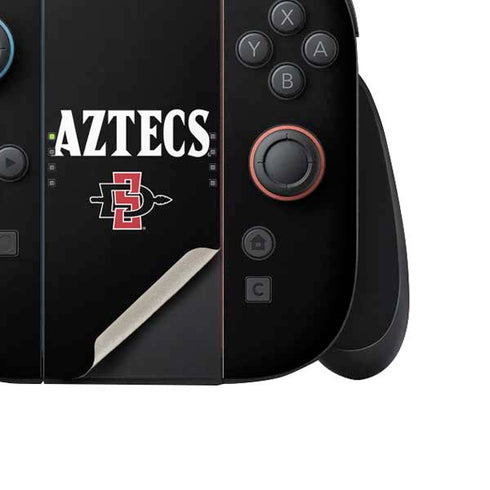 San Diego State University Aztecs Black Nintendo Switch 2 (2025) Joy-Con Controller Skin