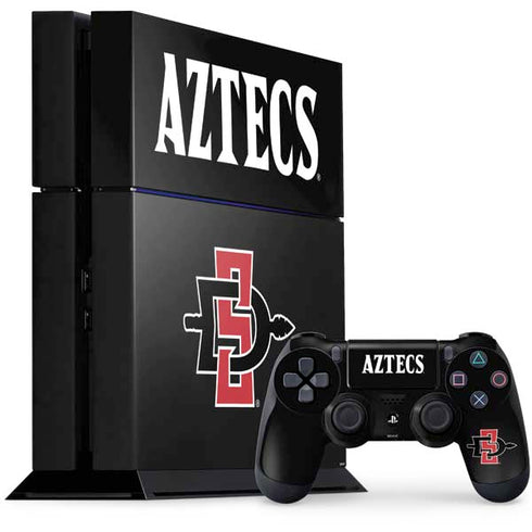 San Diego State University Aztecs Black PlayStation PS4 Skins