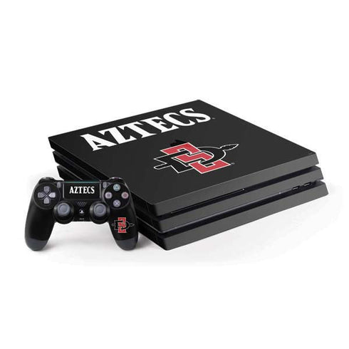 San Diego State University Aztecs Black PlayStation PS4 Skins