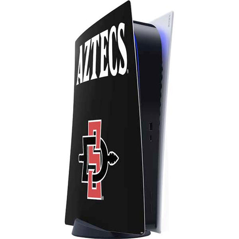 San Diego State University Aztecs Black PlayStation PS5 Skins