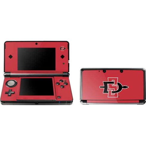 San Diego State University Aztecs Red Logo Nintendo Skins