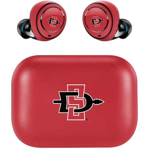 San Diego State University Aztecs Red Logo Amazon Echo Buds Skin