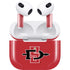 San Diego State University Aztecs Red Logo Apple AirPods (3rd Gen 2021) Skin