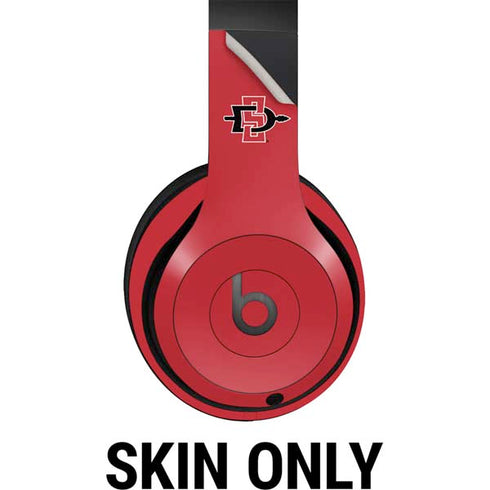San Diego State University Aztecs Red Logo Beats Studio Pro Wireless Headphones Skin