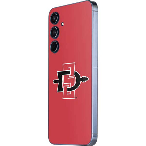 San Diego State University Aztecs Red Logo Galaxy A35 5G Skin