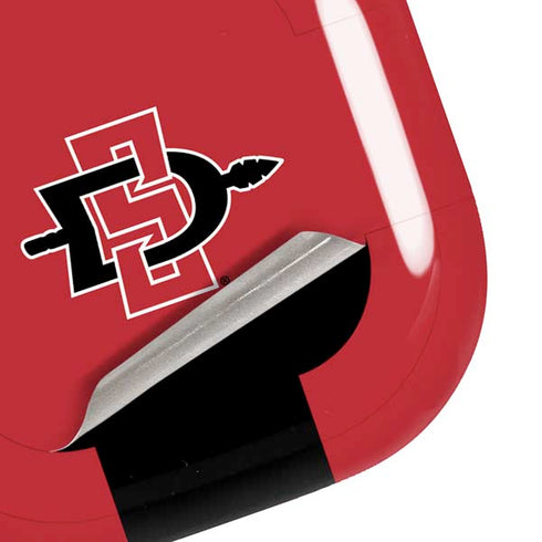 San Diego State University Aztecs Red Logo Galaxy Buds Live Skin