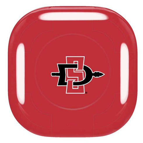 San Diego State University Aztecs Red Logo Galaxy Buds Pro Skin