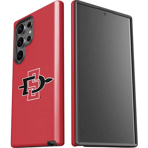 San Diego State University Aztecs Red Logo Galaxy S23 Ultra Pro Case