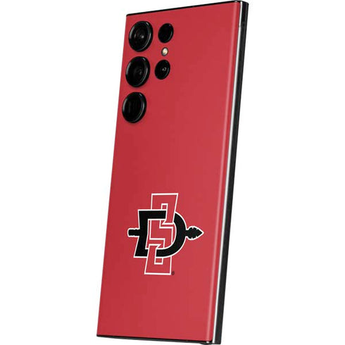 San Diego State University Aztecs Red Logo Galaxy Skins