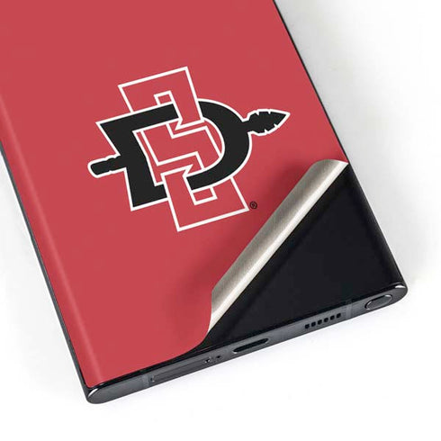 San Diego State University Aztecs Red Logo Galaxy Skins