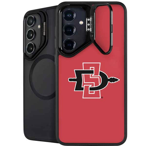 San Diego State University Aztecs Red Logo Galaxy S24 Kickstand Case