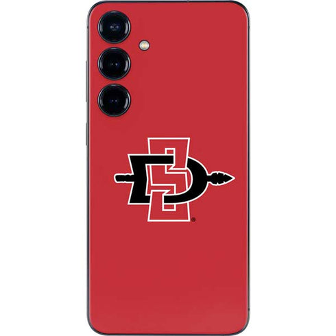 San Diego State University Aztecs Red Logo Galaxy S25 Skin