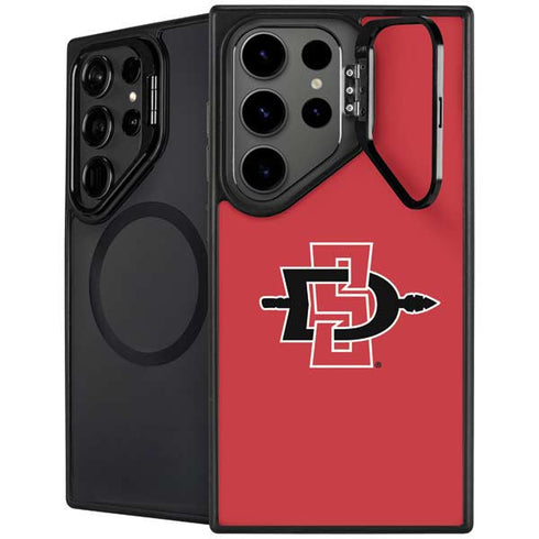 San Diego State University Aztecs Red Logo Galaxy S25 Ultra Kickstand Case