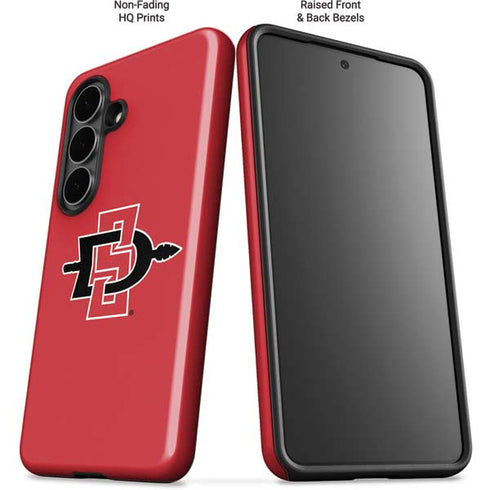 San Diego State University Aztecs Red Logo Galaxy S26 Plus Impact Case