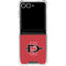 San Diego State University Aztecs Red Logo Galaxy Z Flip7 Clear Case