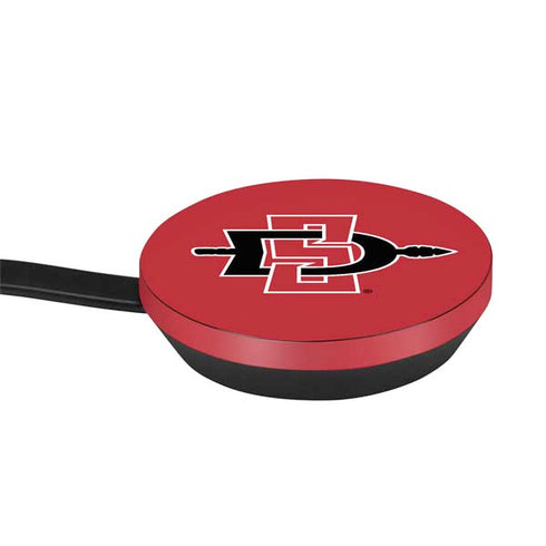 San Diego State University Aztecs Red Logo Google Stadia Controller Skin