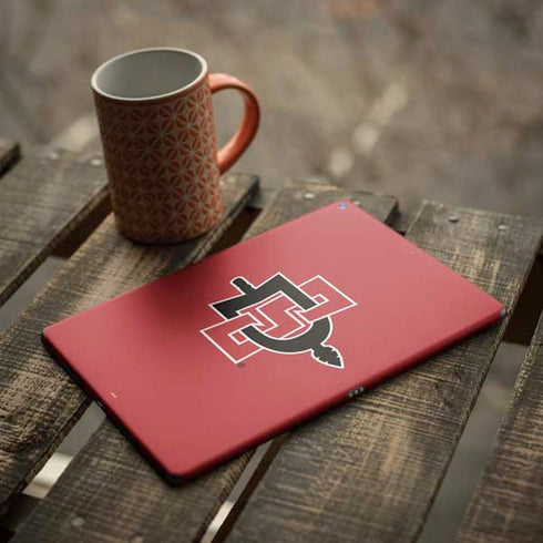 San Diego State University Aztecs Red Logo iPad Skins