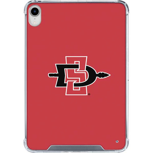 San Diego State University Aztecs Red Logo iPad 11th Gen (2025) Clear Case
