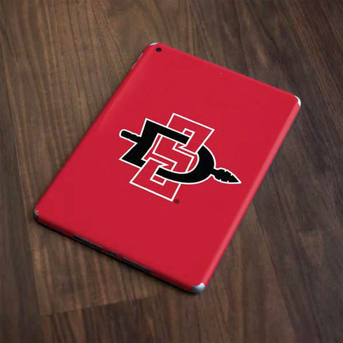 San Diego State University Aztecs Red Logo Apple iPad Skin