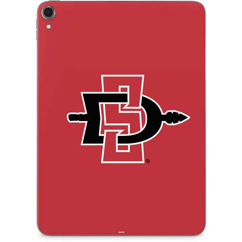 San Diego State University Aztecs Red Logo Apple iPad Pro Skin