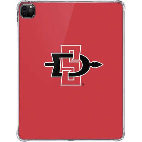 San Diego State University Aztecs Red Logo iPad Pro 11in (2024) Clear Case