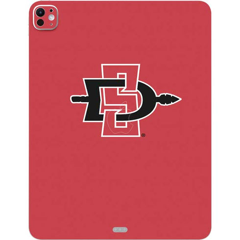 San Diego State University Aztecs Red Logo iPad Pro 13in M4 (2024) Skin