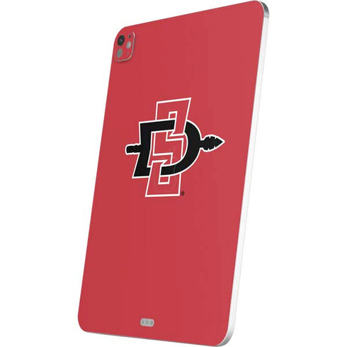 San Diego State University Aztecs Red Logo iPad Pro 13in M4 (2024) Skin