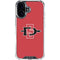 San Diego State University Aztecs Red Logo iPhone 16 Clear Case