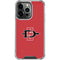 San Diego State University Aztecs Red Logo iPhone 16 Pro Clear Case
