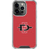 San Diego State University Aztecs Red Logo iPhone 16 Pro Clear Case