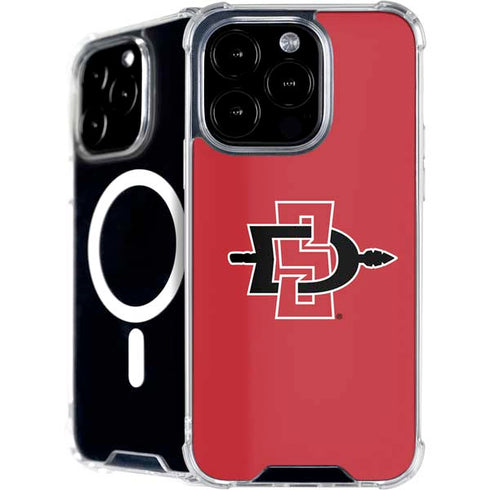 San Diego State University Aztecs Red Logo iPhone 16 Pro Max MagSafe Case