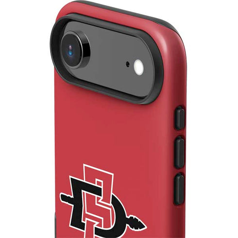 San Diego State University Aztecs Red Logo iPhone 17 Air Impact Case