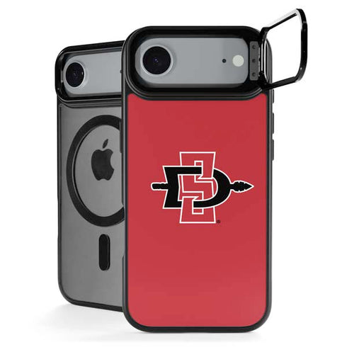 San Diego State University Aztecs Red Logo iPhone 17 Air Kickstand Case