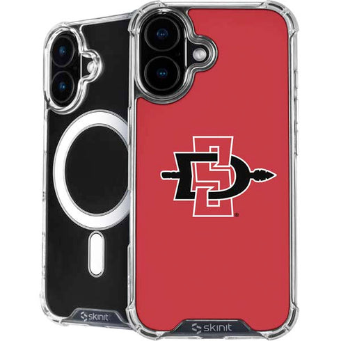 San Diego State University Aztecs Red Logo iPhone 17 MagSafe Case