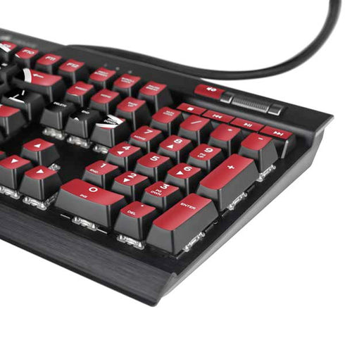 San Diego State University Aztecs Red Logo K95 RGB PLATINUM Mechanical Gaming Keyboard Skin