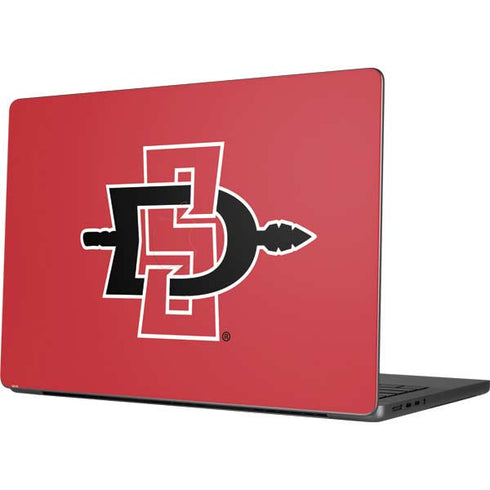 San Diego State University Aztecs Red Logo Apple MacBook Pro 14-inch Skin