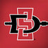San Diego State University Aztecs Red Logo MacBook Skins