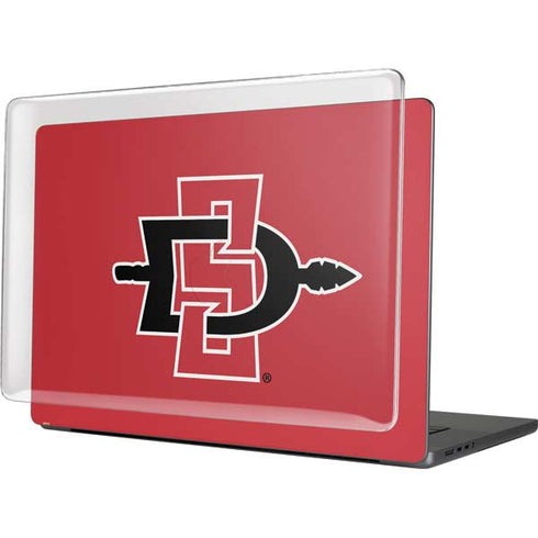 San Diego State University Aztecs Red Logo MacBook Cases