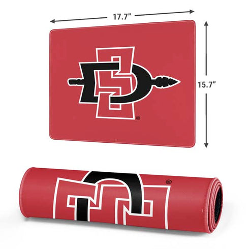 San Diego State University Aztecs Red Logo Gaming Mouse Pad