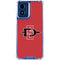 San Diego State University Aztecs Red Logo Moto G 5G (2024) Clear Case